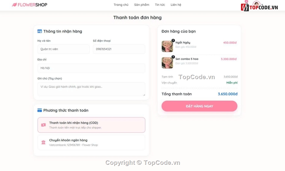 bán hoa,shop hoa,mới nhất
